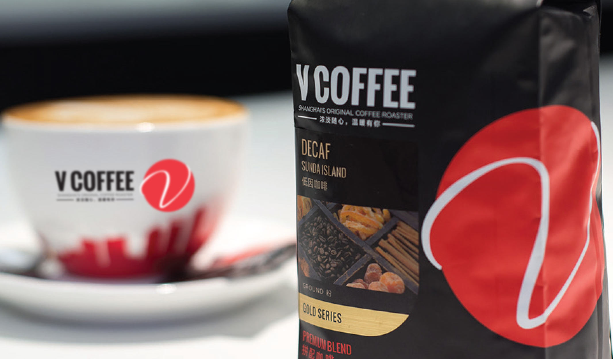 V Coffee-Branding – Thread Design